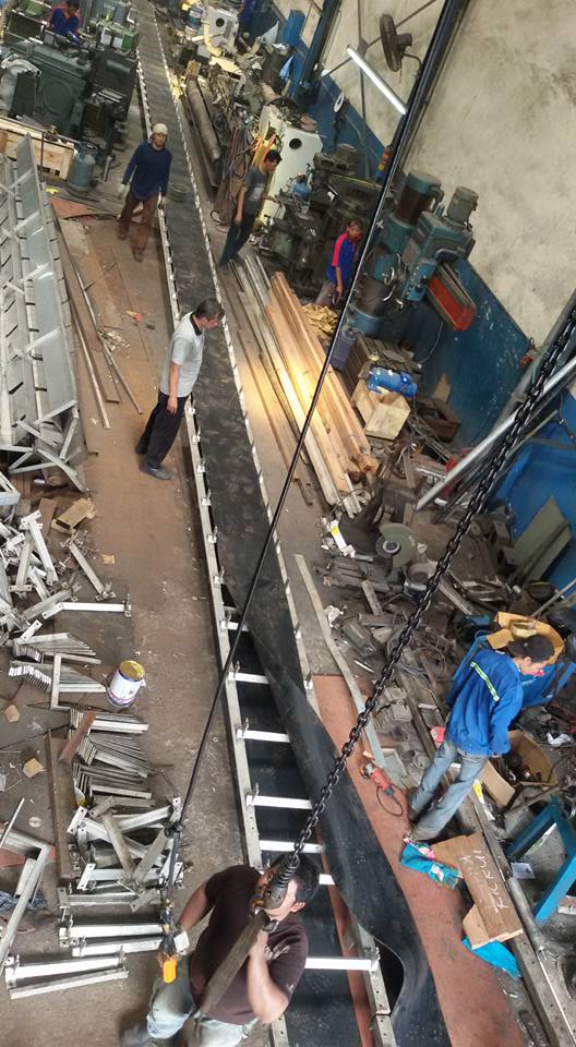 Conveyor 40 M hasil pekerjaan CV Hanindo