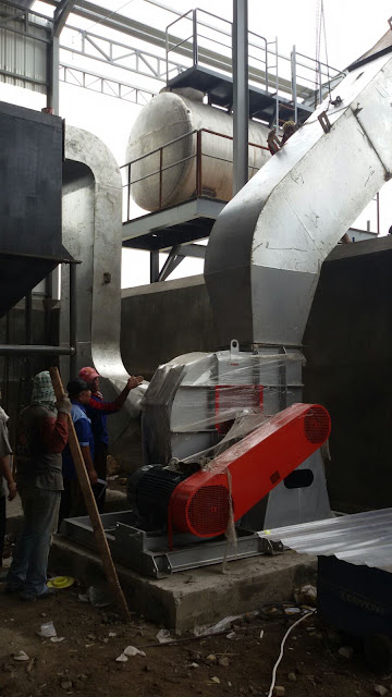 Ducting Coal Boiler hasil pekerjaan CV Hanindo