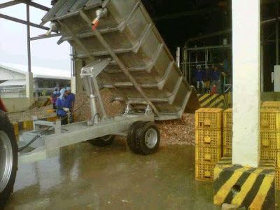 Lorry Dump Truck SUS hasil pekerjaan CV Hanindo
