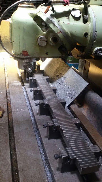 Machining Rack Gear hasil pekerjaan CV Hanindo