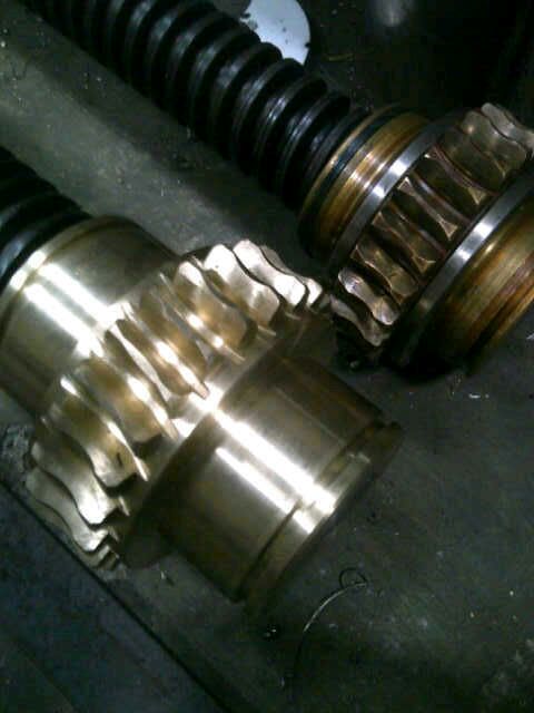 Worm Gear hasil pekerjaan CV Hanindo