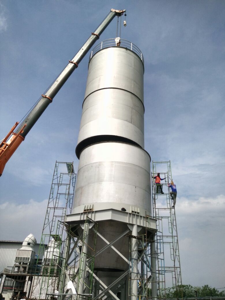 Silo Bulk 300 Ton hasil pekerjaan CV Hanindo