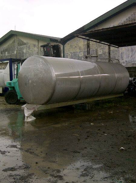 Transport Tank SUS 304 hasil pekerjaan CV Hanindo